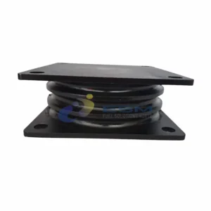 Rubber compression mounting